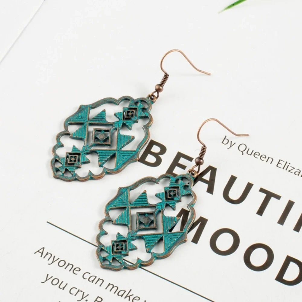 Rustic Boho Earrings - Picture 2 of 4